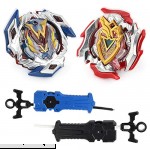 BBwin Battling Tops Bey Battle Burst Turbo Set 4D Gyros Toy Spinning Top with 2 Sword Launchers for Children Boy  B07MZXY84W
